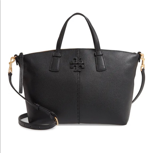 Tory Burch leather satchel - like new!